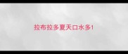 拉布拉多夏天口水多