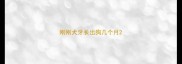 刚刚犬牙长出狗几个月