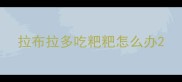 拉布拉多吃粑粑怎么办