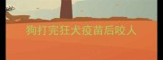 狗打完狂犬疫苗后咬人