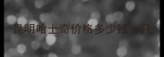 昆明哈士奇价格多少钱一只