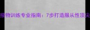 边境牧羊犬接物训练专业指南7步打造服从性顶尖的工作伙伴