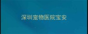 深圳宠物医院宝安