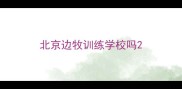 北京边牧训练学校吗