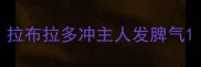 拉布拉多冲主人发脾气