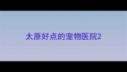 太原好点的宠物医院