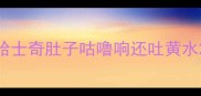 哈士奇肚子咕噜响还吐黄水