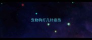 宠物狗打几针疫苗