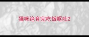 猫咪绝育完吃饭呕吐