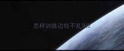 怎样训练边牧不乱叫