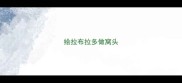 给拉布拉多做窝头