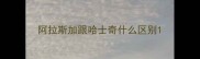 阿拉斯加跟哈士奇什么区别