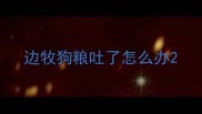 边牧狗粮吐了怎么办