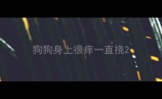 狗狗身上很痒一直挠