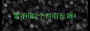 雪纳瑞2个月有皮屑