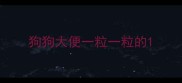 狗狗大便一粒一粒的
