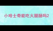 小哈士奇能吃火腿肠吗