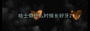 哈士奇什么时候长好牙