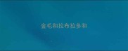 金毛和拉布拉多和