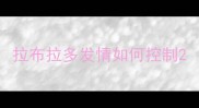 拉布拉多发情如何控制