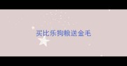 买比乐狗粮送金毛