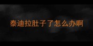 泰迪拉肚子了怎么办啊