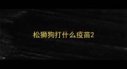 松狮狗打什么疫苗