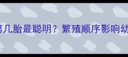 金毛生小狗第几胎最聪明繁殖顺序影响幼犬性格全