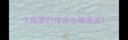 卡斯罗打疫苗在哪里买