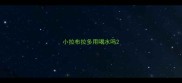 小拉布拉多用喝水吗