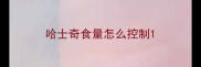 哈士奇食量怎么控制