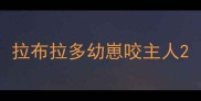 拉布拉多幼崽咬主人