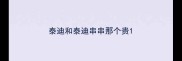 泰迪和泰迪串串那个贵