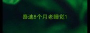 泰迪8个月老睡觉