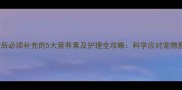 猫咪摔伤后必须补充的5大营养素及护理全攻略科学应对宠物意外伤害