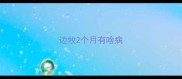 边牧2个月有啥病