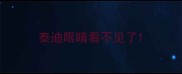 泰迪眼睛看不见了