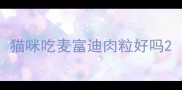 猫咪吃麦富迪肉粒好吗