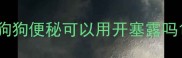 狗狗便秘可以用开塞露吗