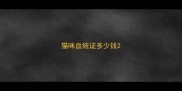 猫咪血统证多少钱
