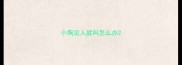 小狗见人就叫怎么办
