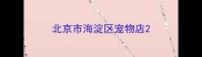 北京市海淀区宠物店