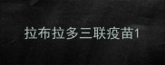拉布拉多三联疫苗