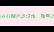 救命20天小奶狗这样喂差点没命新手必看幼犬喂养全攻略