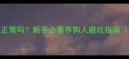 小狗肠胃翻滚正常吗新手必看养狗人避坑指南附自救方案