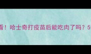 细小恢复期必看哈士奇打疫苗后能吃肉了吗5步科学养护指南