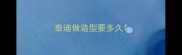 泰迪做造型要多久