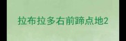 拉布拉多右前蹄点地