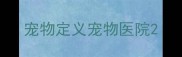 宠物定义宠物医院
