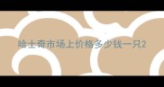 哈士奇市场上价格多少钱一只